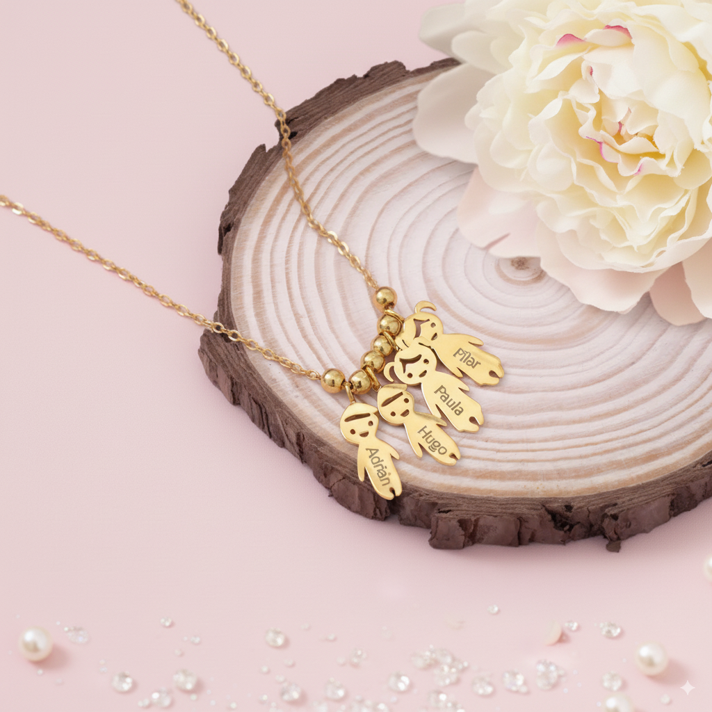 ❤️Collar Mi Familia Personalizado